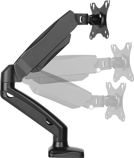 Raidsonic IcyBox IB-MS303-T Monitor Stand With Table Support For One Monitor Up To 27