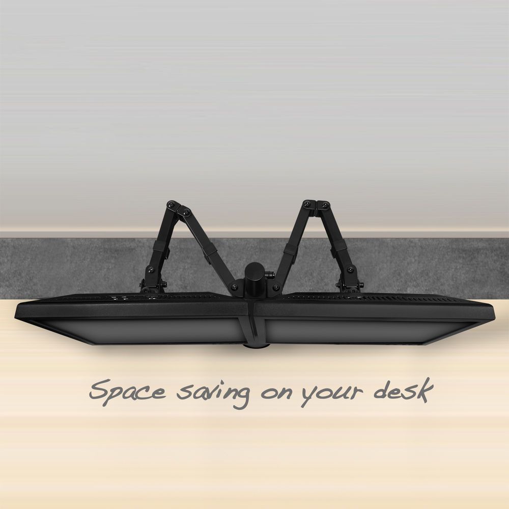ACT AC8302 Monitor Desk Mount For 2 Monitors / Up to 32