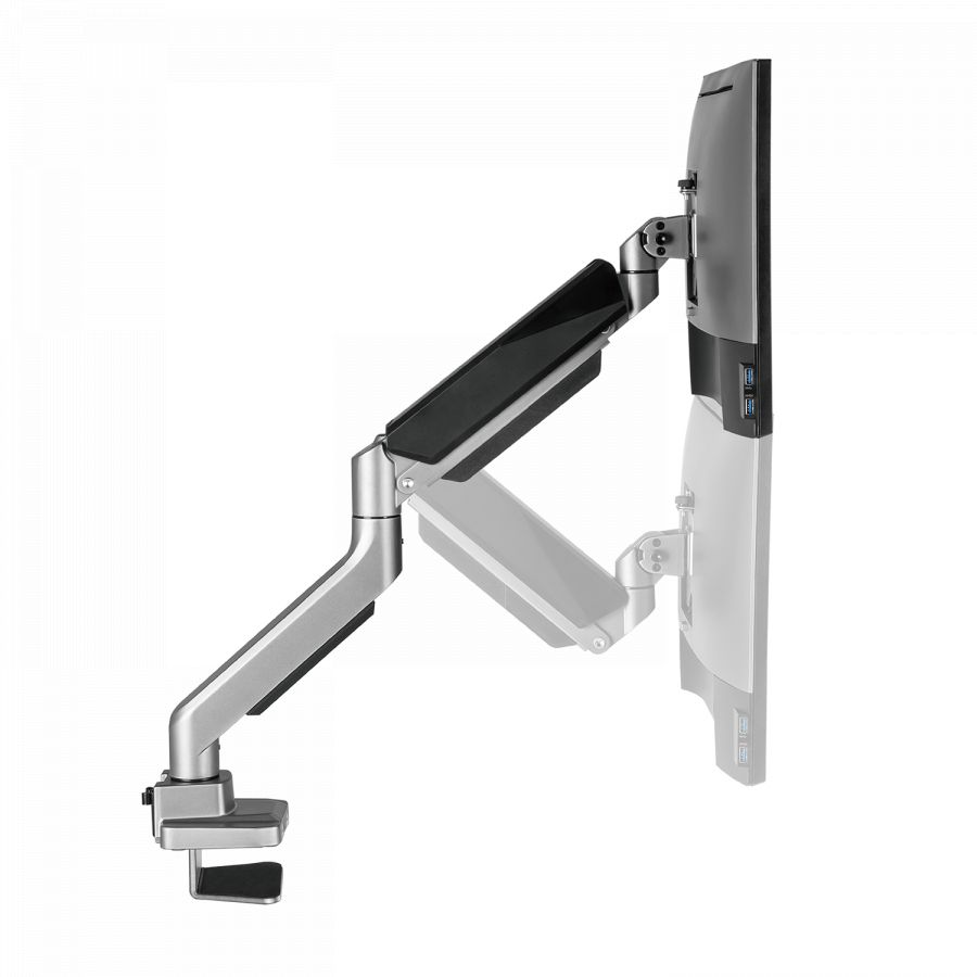 V7 Single Monitor Heavy Duty Gas Spring Mount