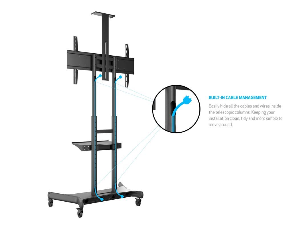 Multibrackets M Public Floorstand Basic 180 incl shelf & camera holder 55