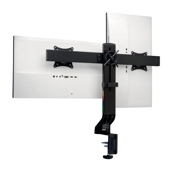 Kensington SmartFit Space-Saving Dual Monitor Arm Black