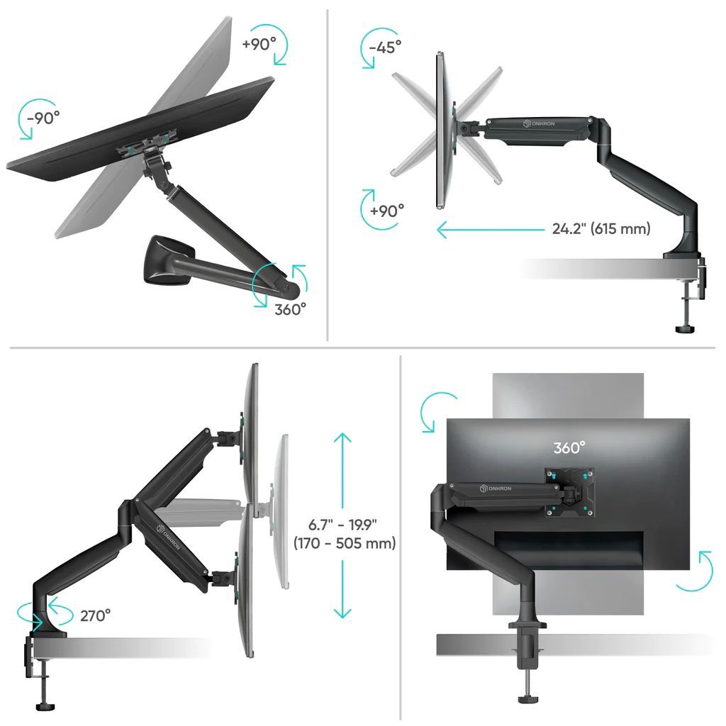 ONKRON Monitor Desk Mount for 13