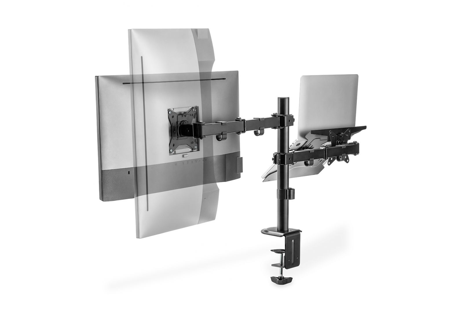 Digitus DA-90436 Universal monitor mount with notebook holder 32