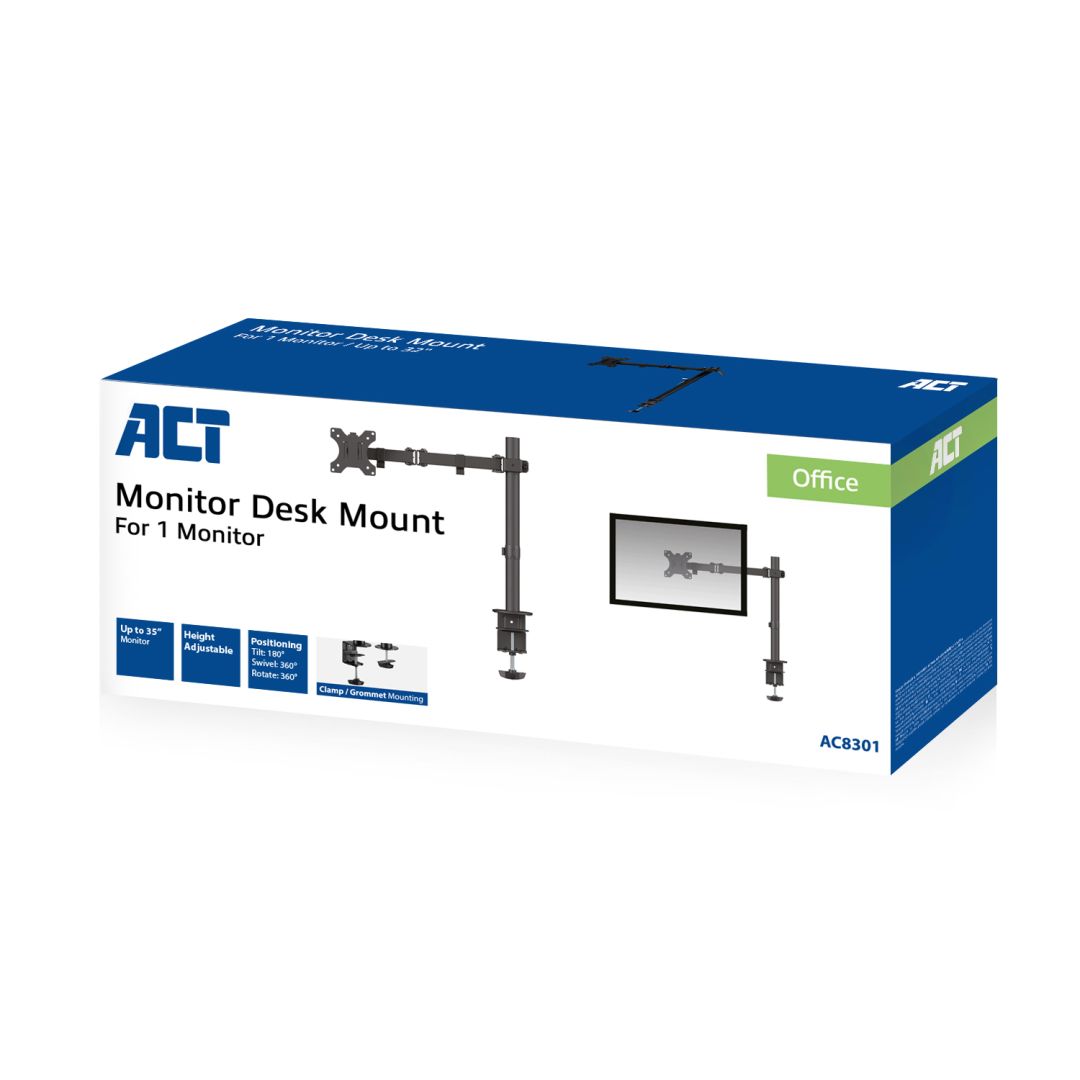 ACT AC8301 Single Monitor Arm 10