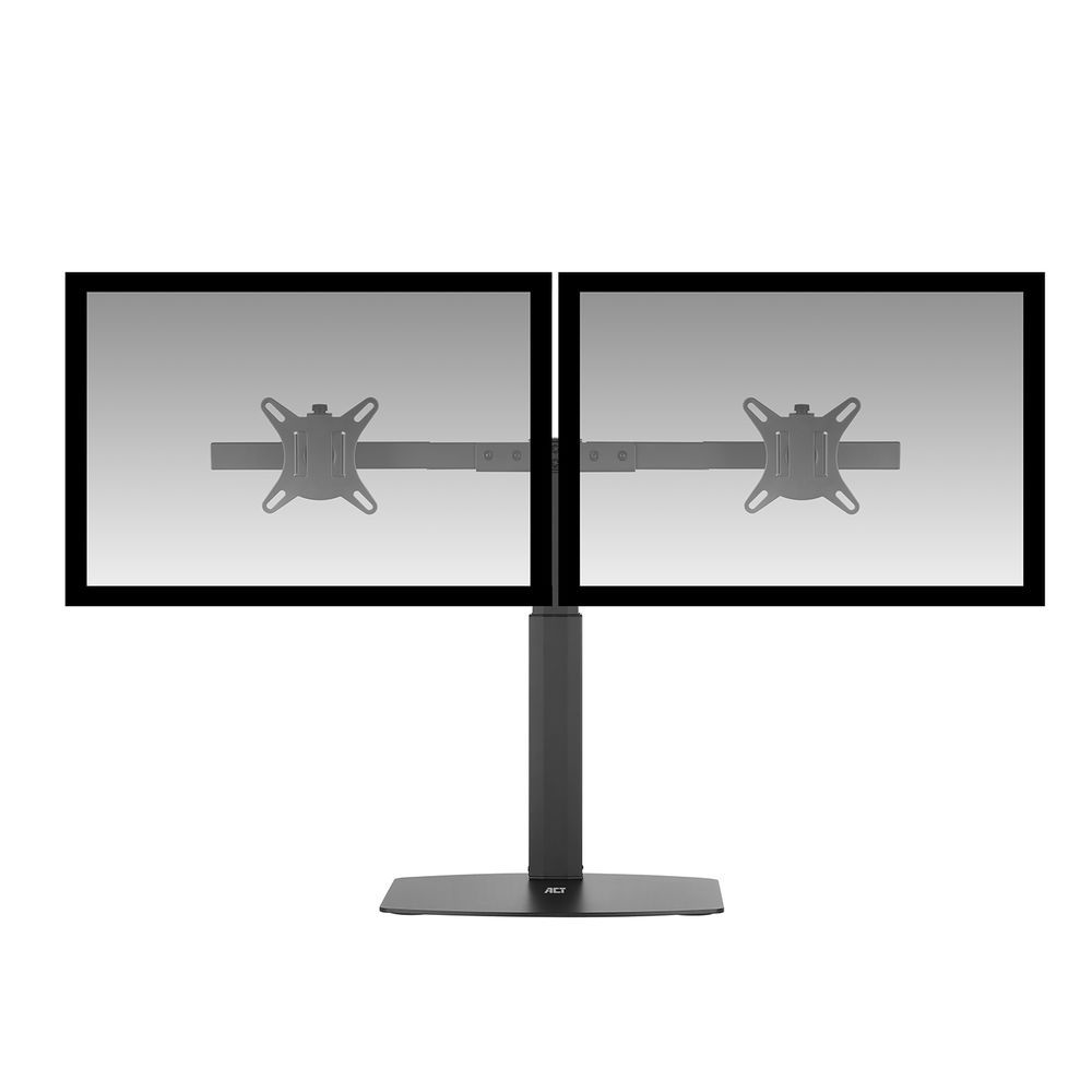ACT AC8332 Free Standing Gas Spring Dual Monitor Arm Office Crossbar 10