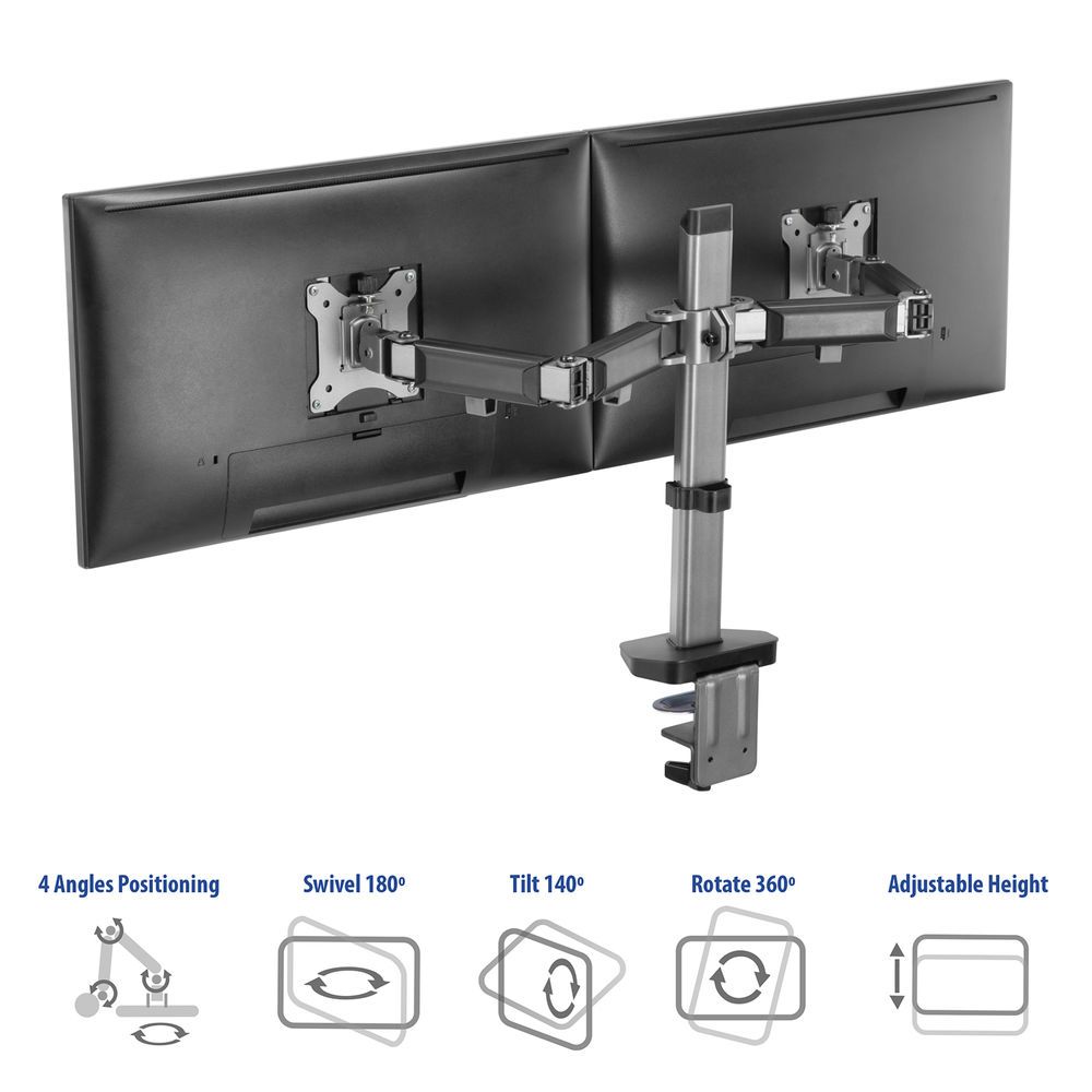ACT AC8336 Dual Monitor Arm Office 17