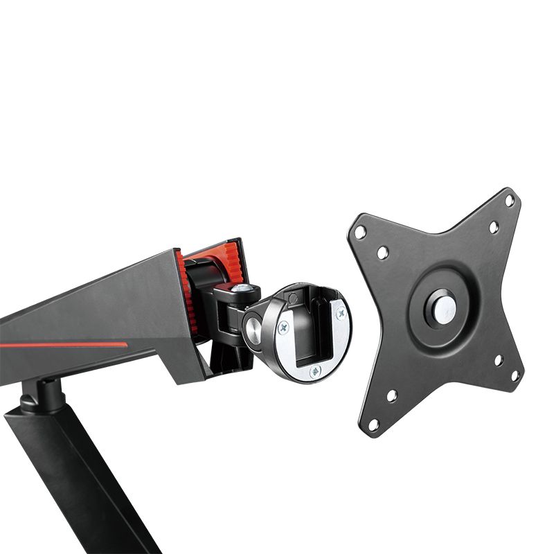 Logilink Dual monitor mount gaming gas spring 17