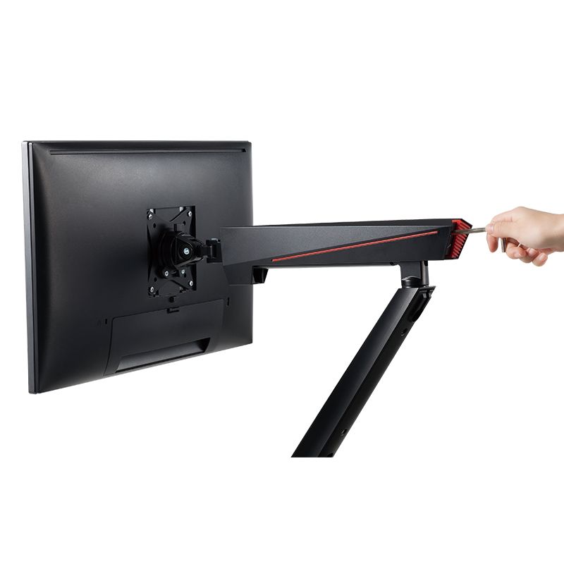 Logilink Dual monitor mount gaming gas spring 17