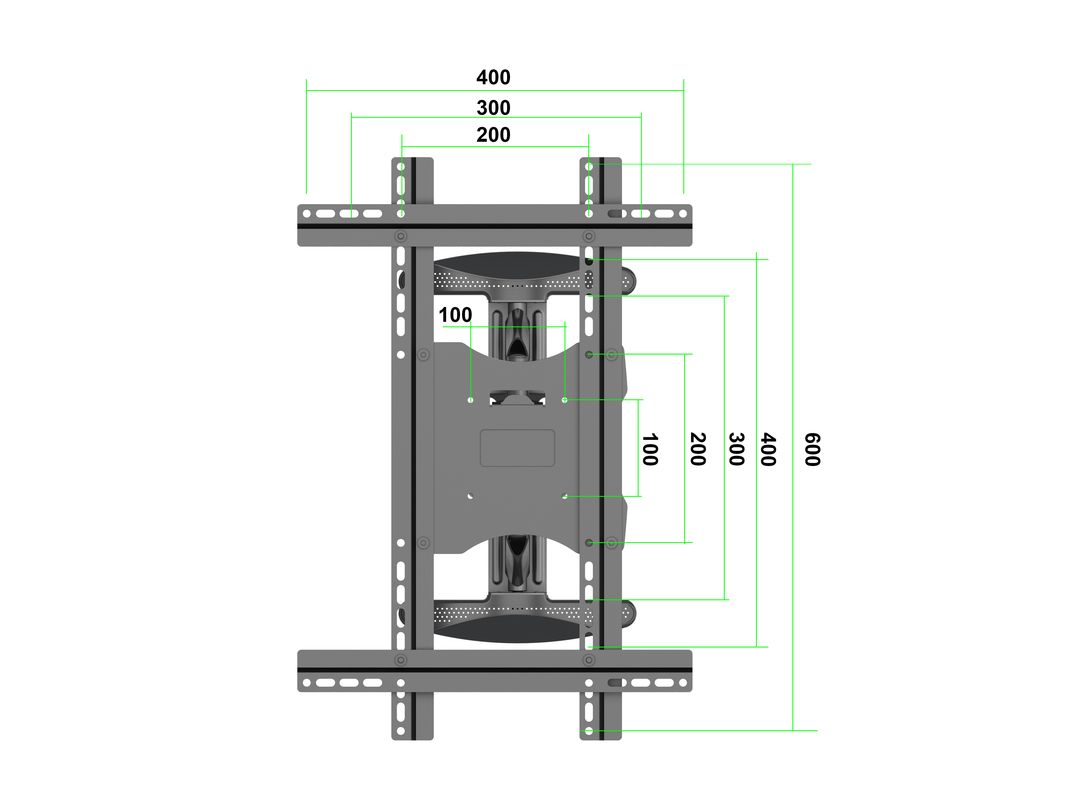 Multibrackets M VESA Flexarm Full Motion Single Portrait 400x600 32