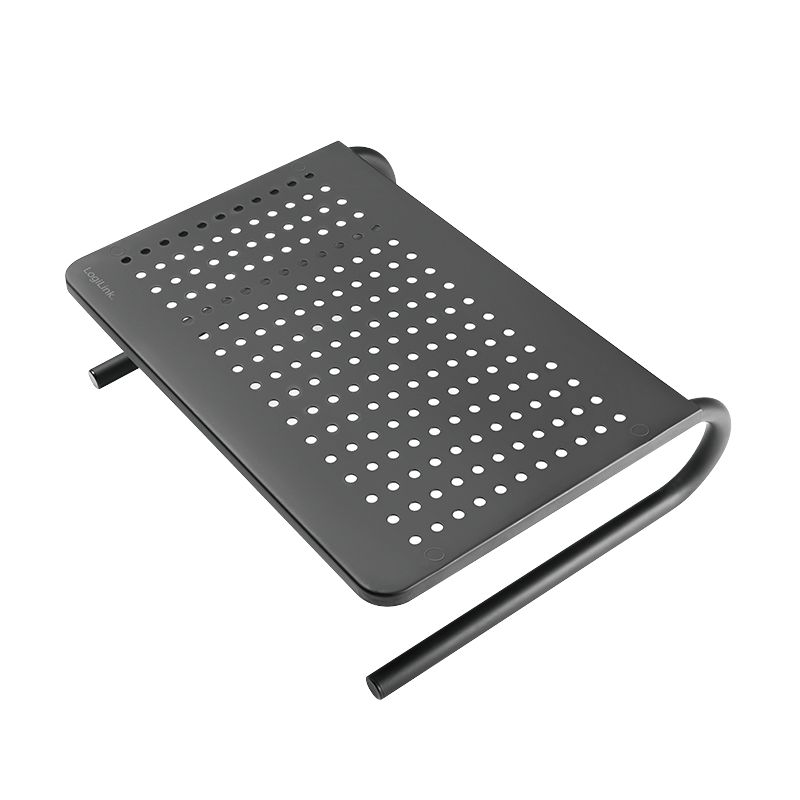 Logilink Tabletop monitor riser 370mm long Metal Black