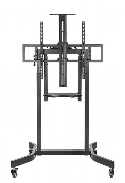 Gembird TVS-100T-01 Motorized height adjustable TV floor stand with caster wheels 55