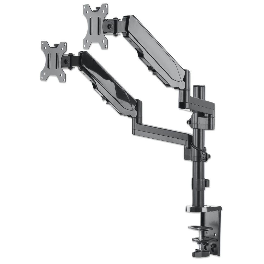 Manhattan Universal Gas Spring Monitor Mount with Height-Adjustable Arms 17