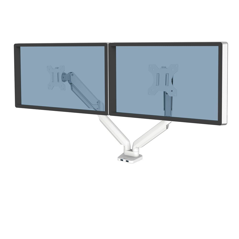 Fellowes Platinum Series Dual Monitor Stand White