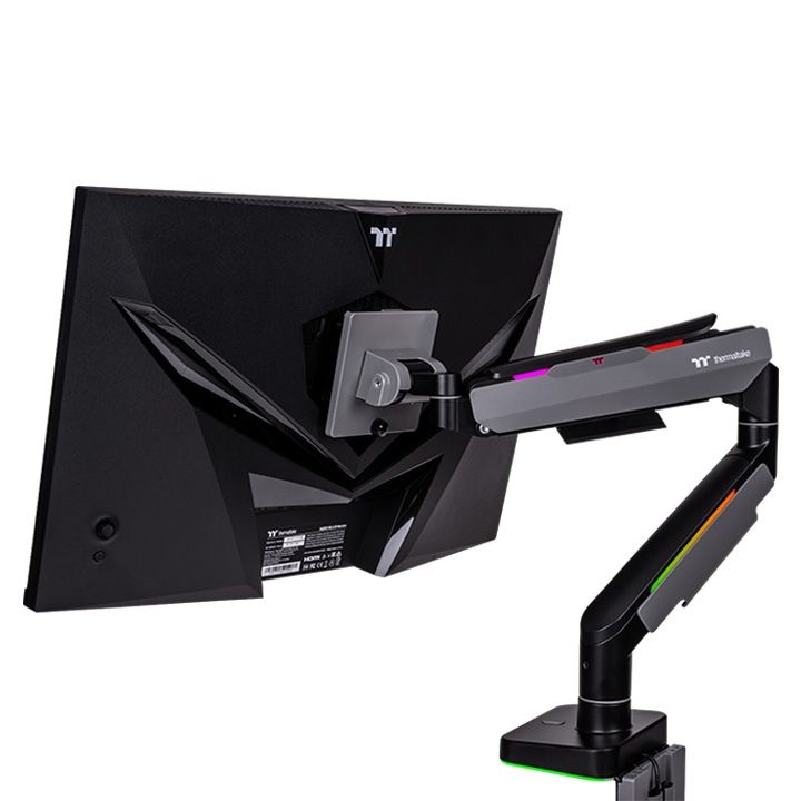 Thermaltake GEA-MSR-SMSBLK-01 Single RGB Monitor Arm