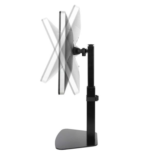 Manhattan Height Adjustable Gas Spring Single Monitor Desktop Stand 15