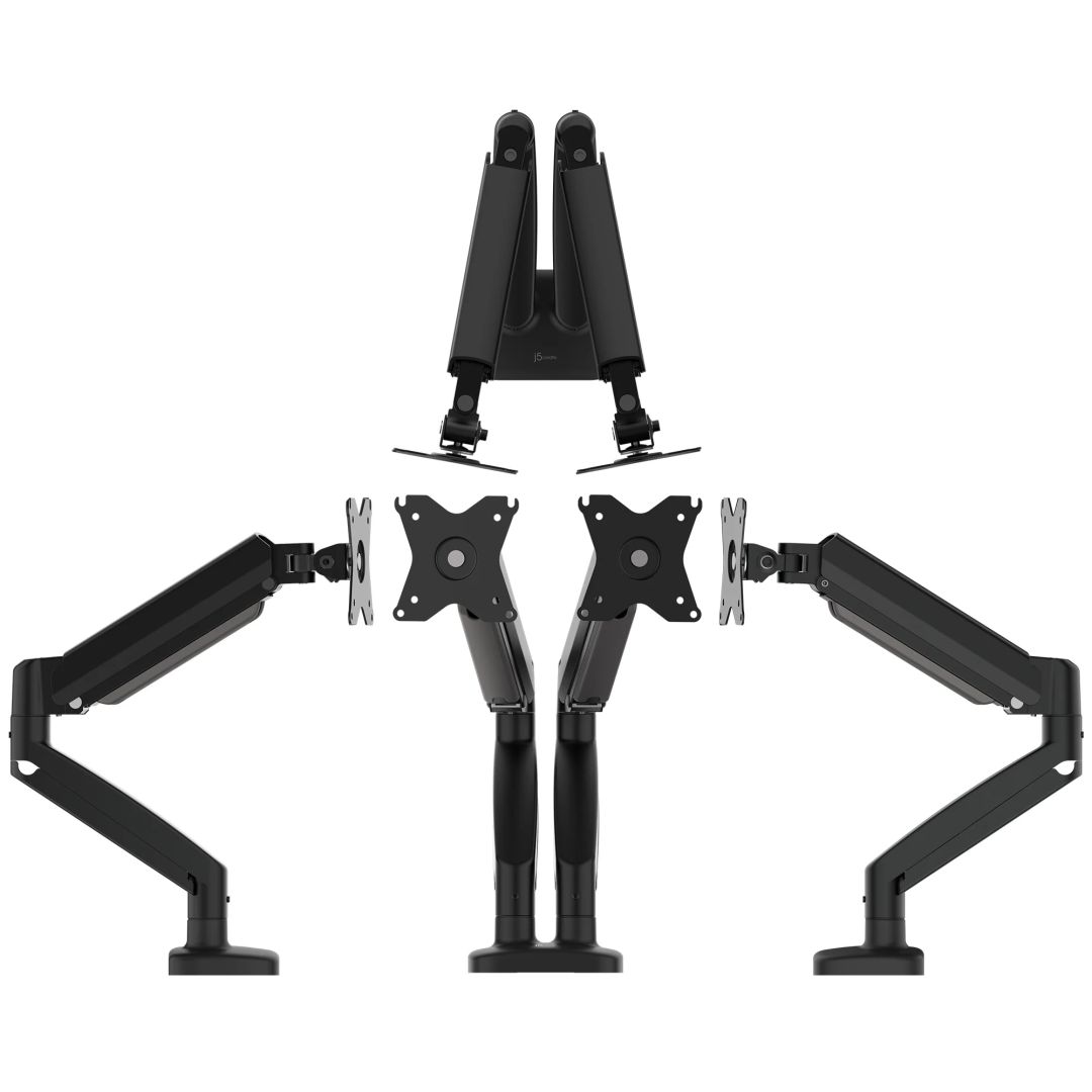 j5create JTSA102 Ergonomic Dual Monitor Mount