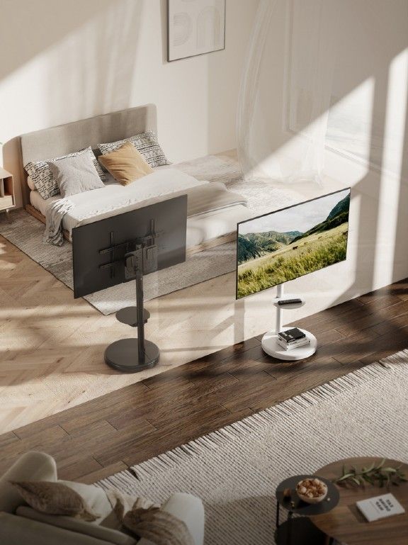 Gembird TVS-86TR-01-W TV floor stand  37