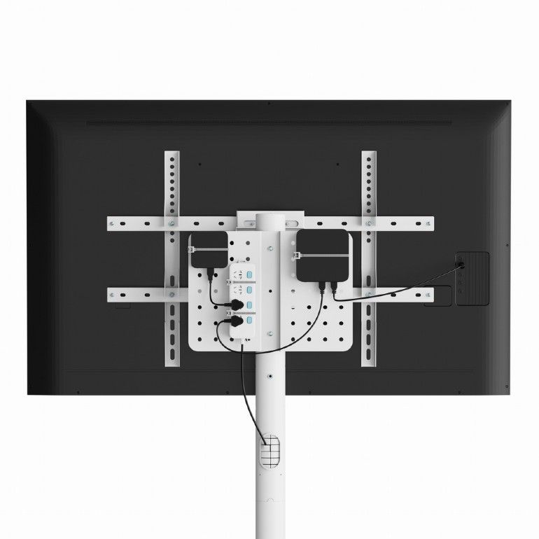 Gembird TVS-86TR-01-W TV floor stand  37