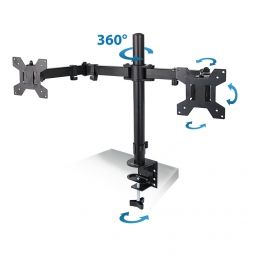 Esperanza Desk Holder for 2 computer monitors 10