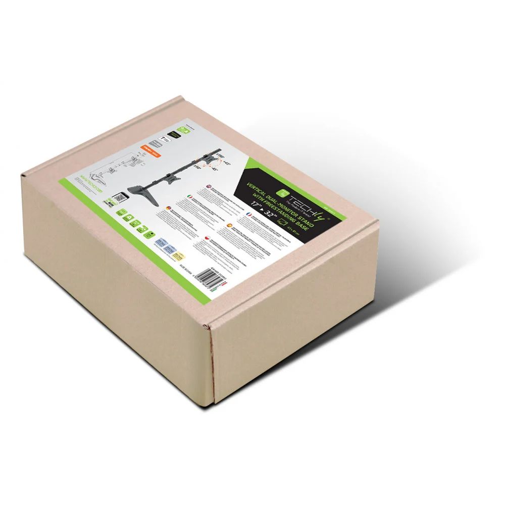 TECHLY  Desk Stand 2 Monitors 17-32