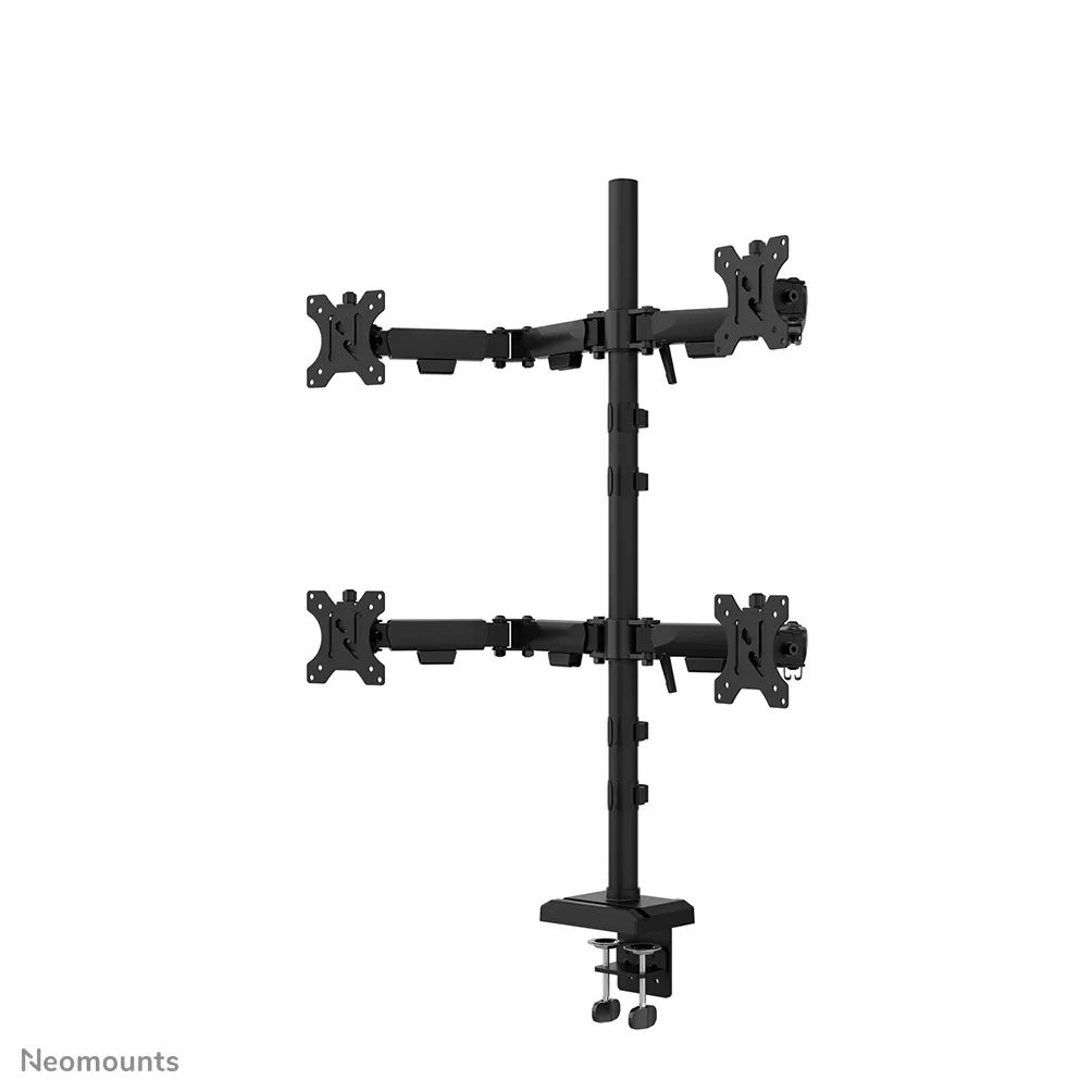 Neomounts DS60-600BL2-2 Quadruple monitor arm 10-32