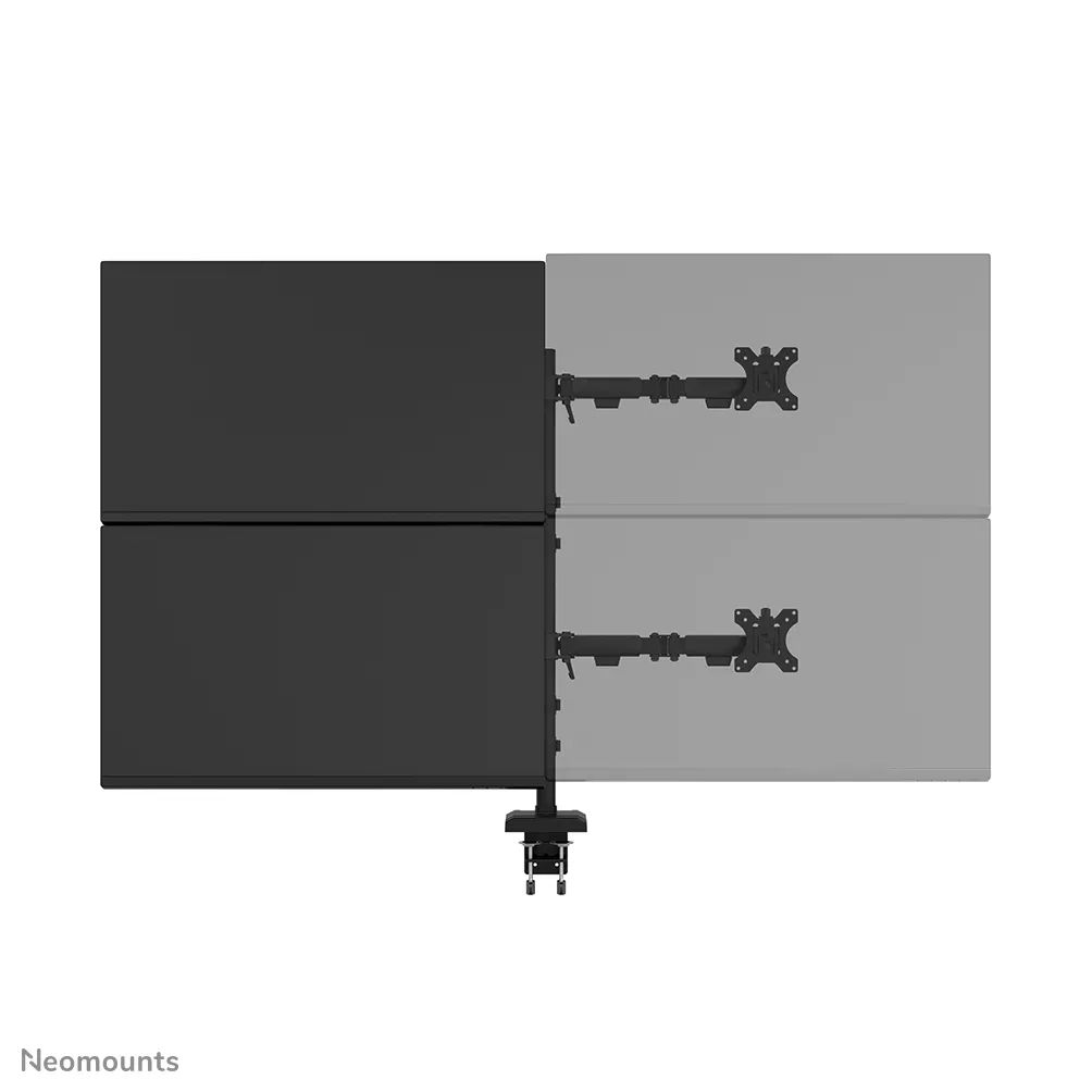 Neomounts DS60-600BL2-2 Quadruple monitor arm 10-32