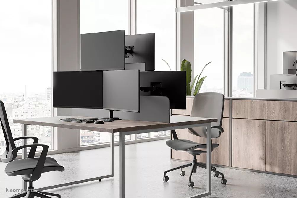 Neomounts DS45-600BL2-1 Triple monitor stand 10-32