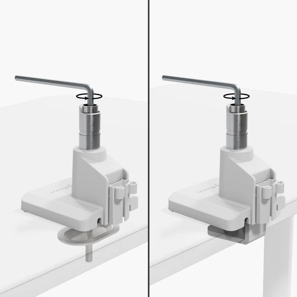 Arozzi AROZZI ALZARE Neo Gas Spring Monitor Stand White