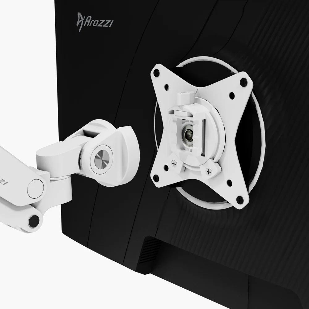 Arozzi AROZZI ALZARE Neo Gas Spring Monitor Stand White