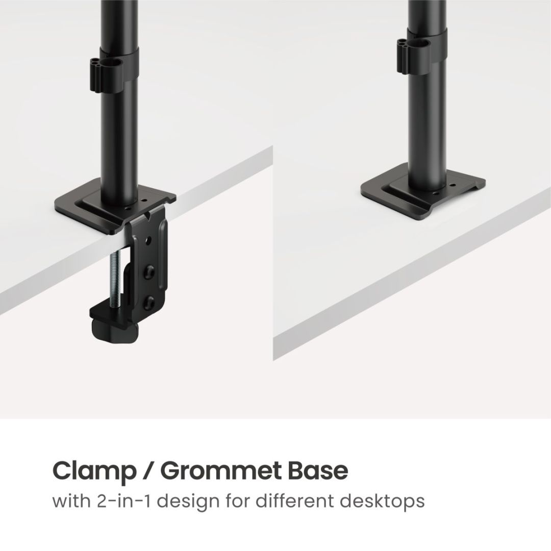EQuip Articulating Monitor Desk Mount 17