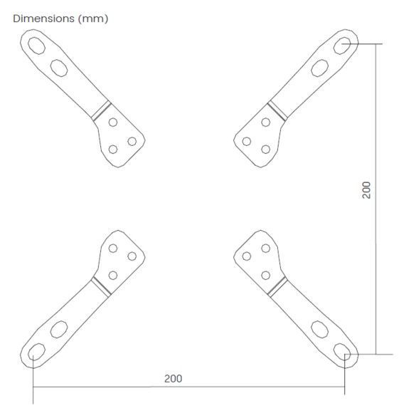 EQuip Monitor VESA Extension Adapter 23