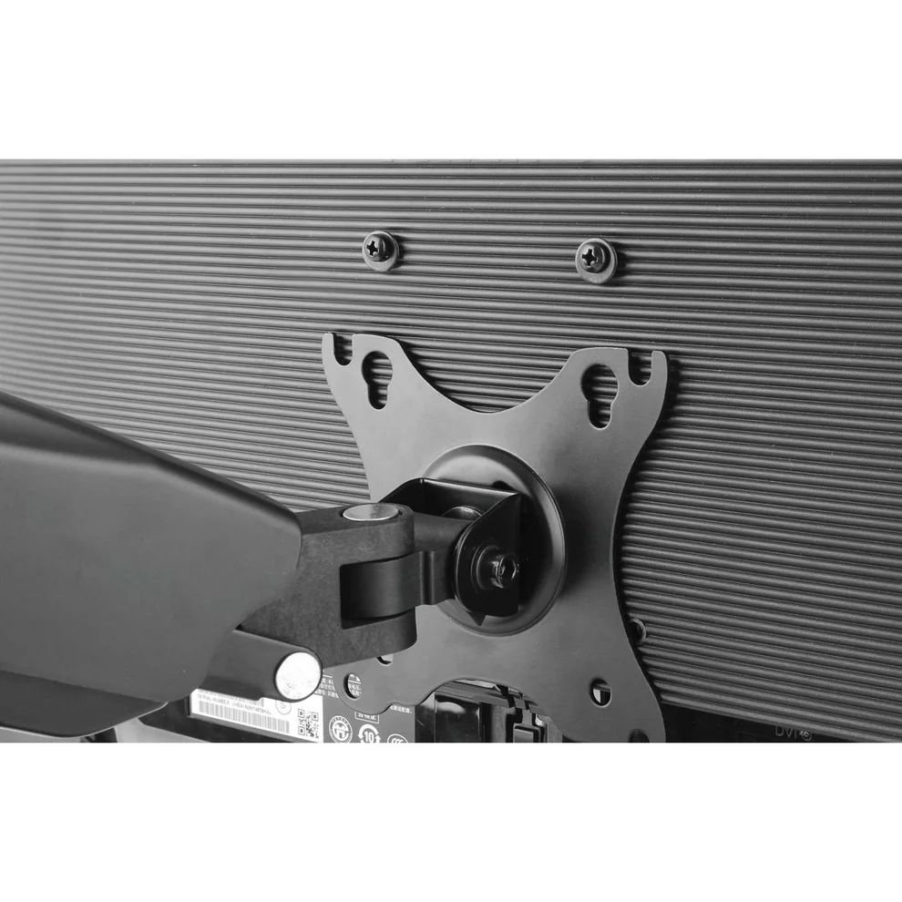 Manhattan Aluminum Gas Spring Single Monitor Desk Mount 17