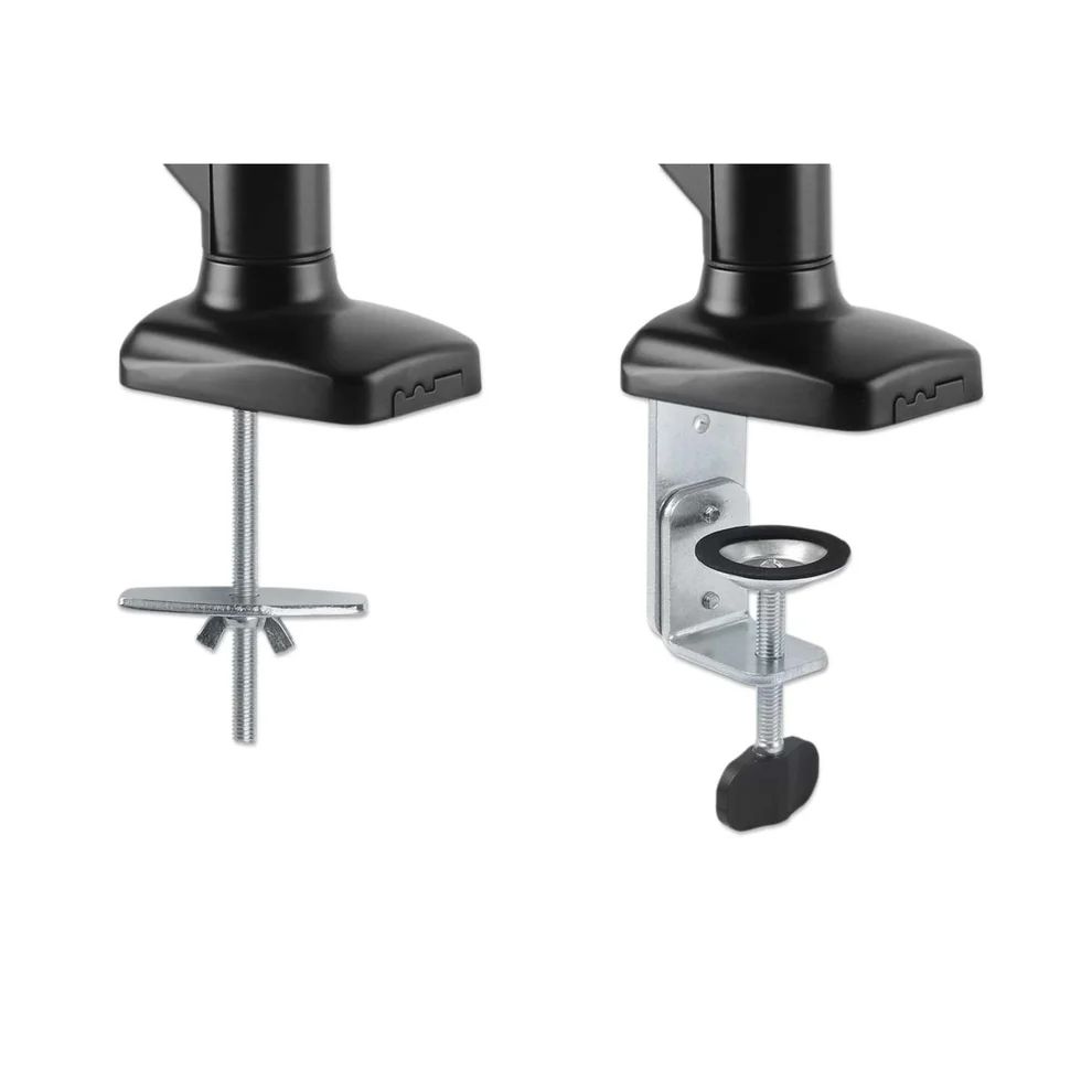 Manhattan Aluminum Gas Spring Single Monitor Desk Mount 17