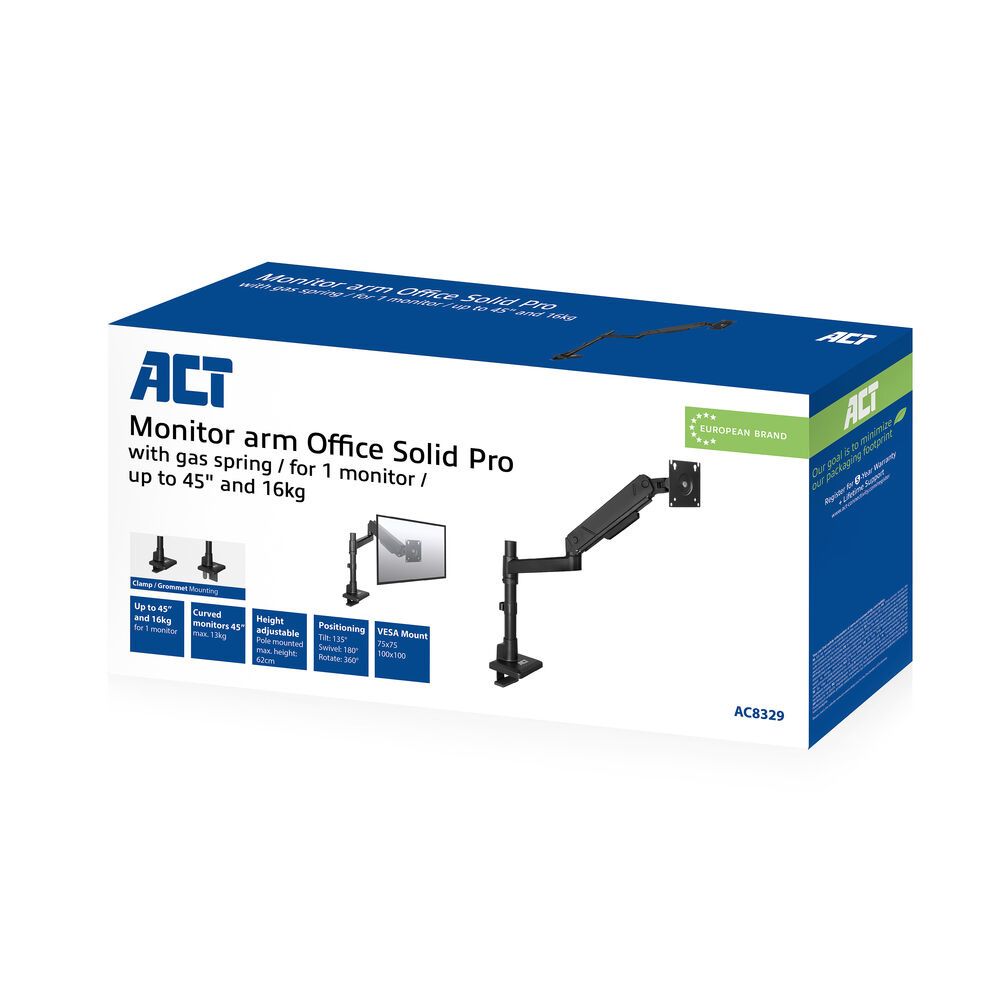 ACT AC8329 Monitor arm 45