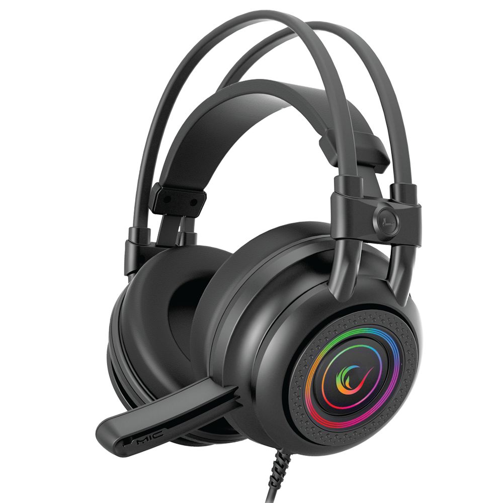 Rampage RM-K2 X-Quadro RGB Headset Black