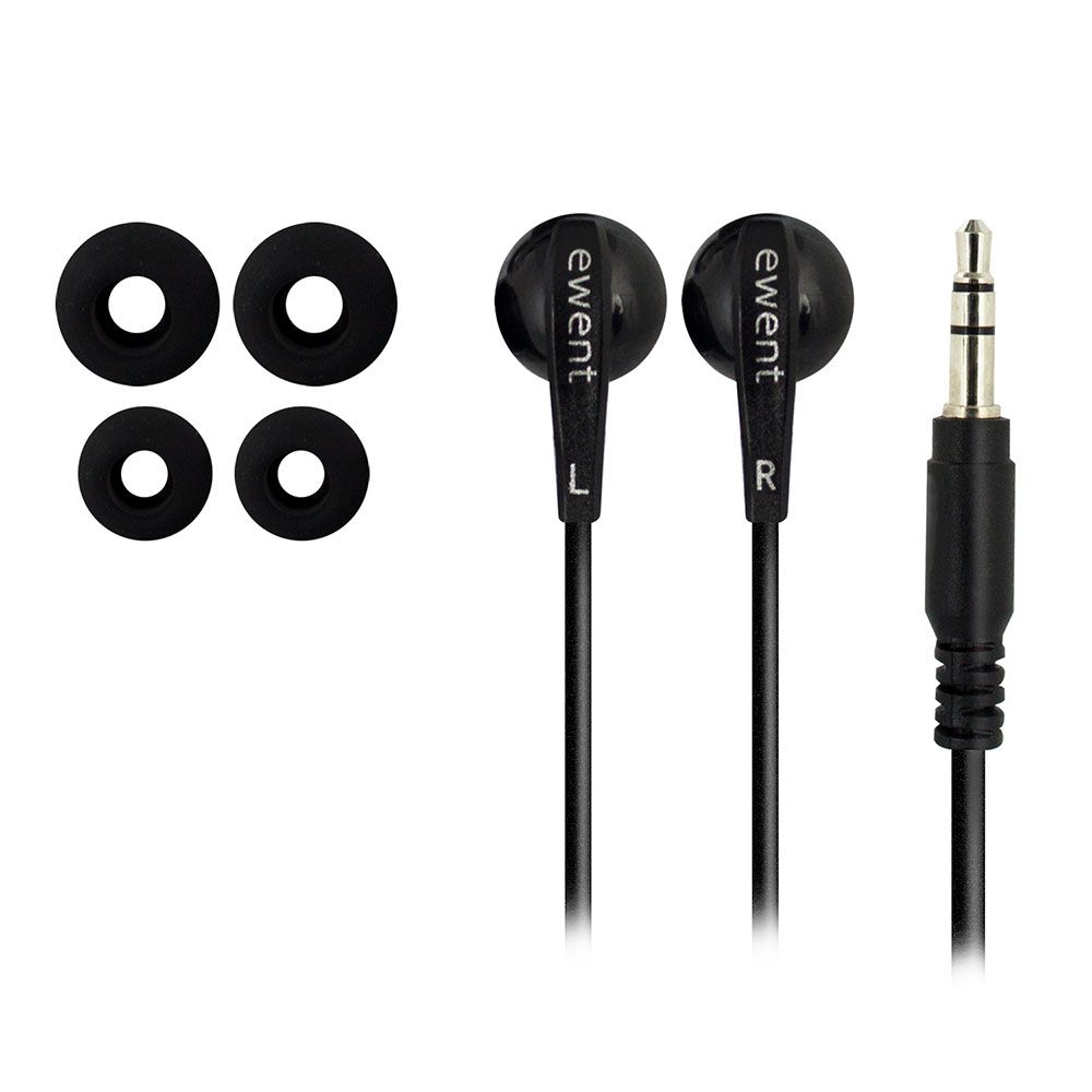 Ewent EW3584 In-ear Headphones Black