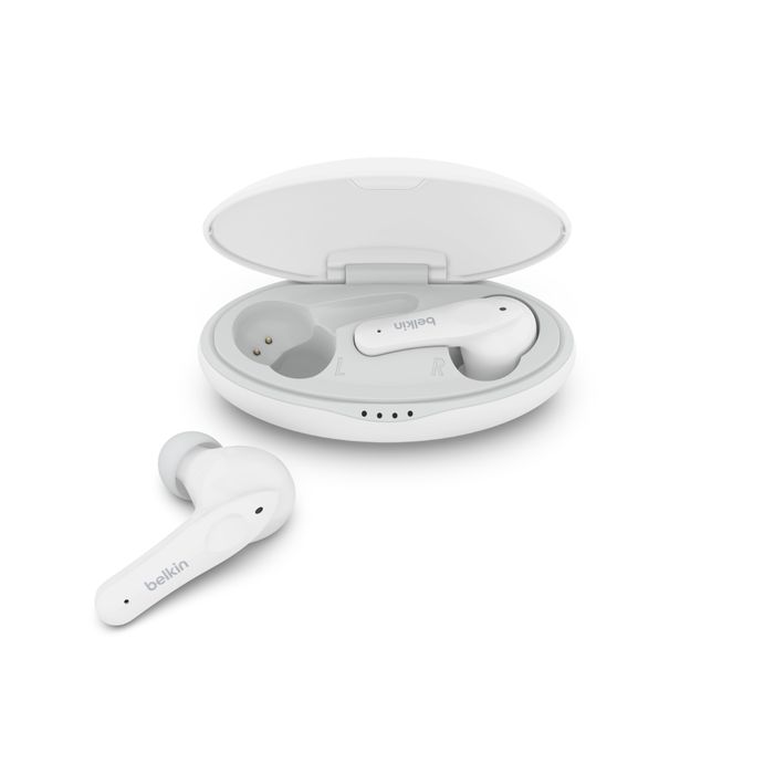 Belkin SoundForm Nano​ TWS Bluetooth Headset Earbuds for Kids White