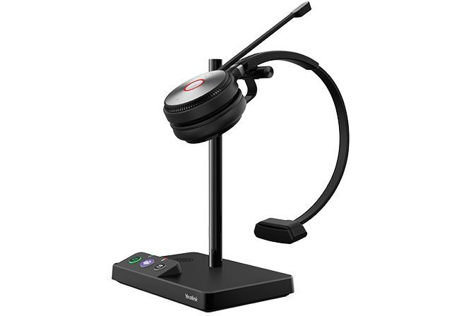 Yealink WH62 Mono MS Teams Dect Wireless Headset Black