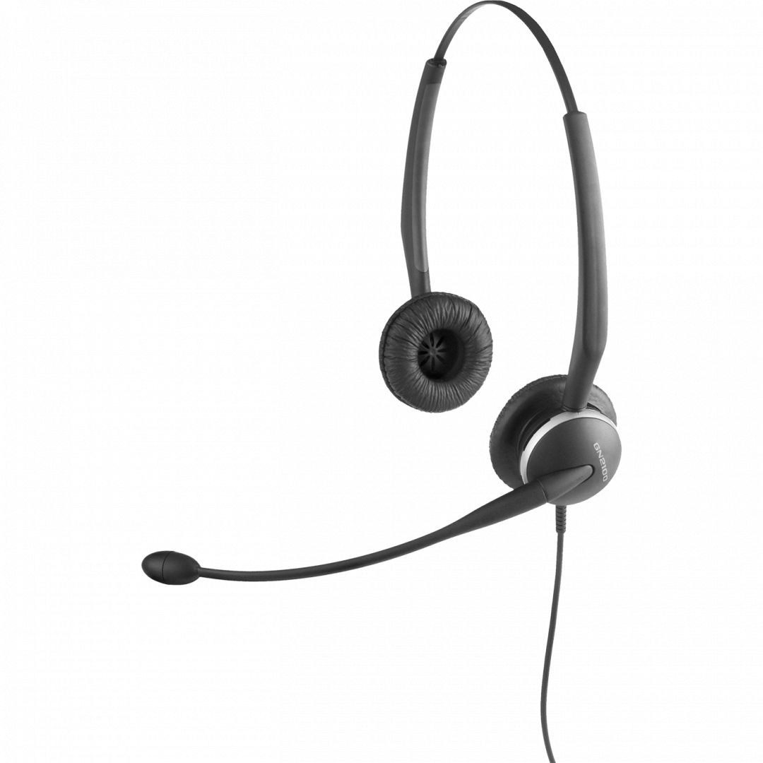 Jabra GN2100 Flex Boom Binaural Headset Black