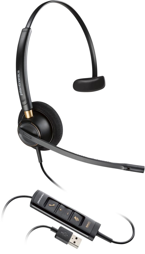 Poly Plantronics EncorePro 515 Mono Headset Black