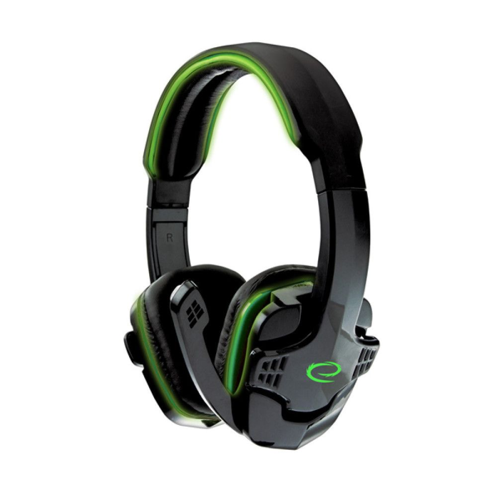 Esperanza Raven Stereo Headset Black/Green