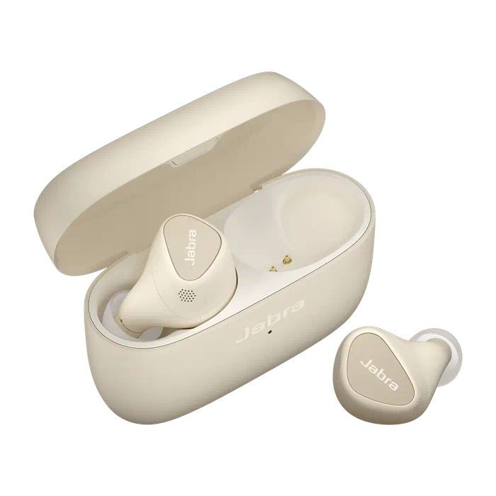 Jabra Elite 5 True Wireless Bluetooth Headset Gold Beige