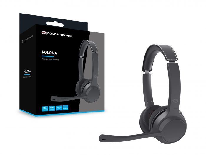 Conceptronic  POLONA04B Bluetooth Headset Black