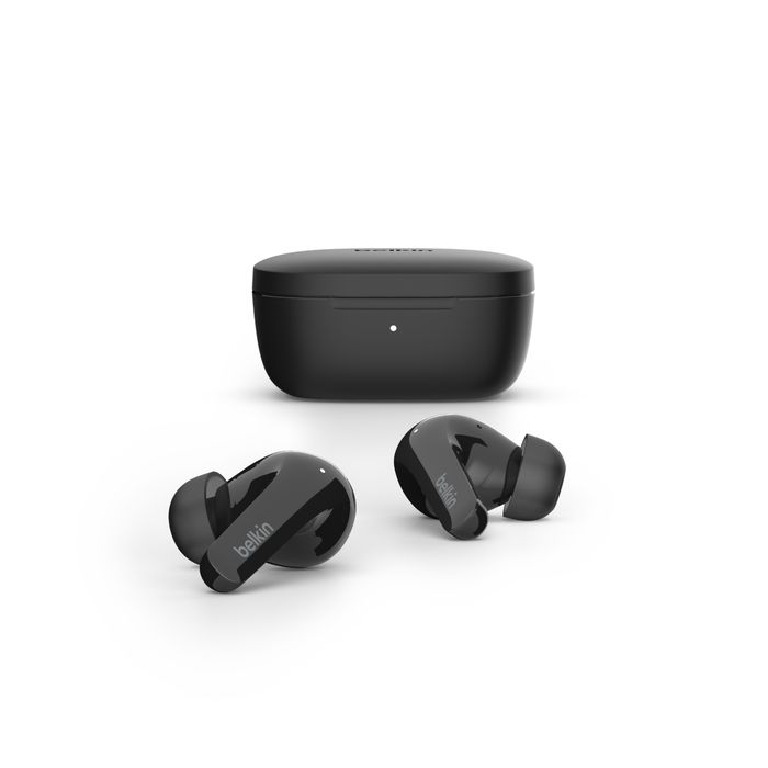 Belkin SoundForm Flow Noise Cancelling Earbuds  Headset Black