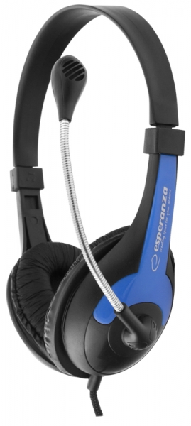 Esperanza Rooster Headset Black/Blue
