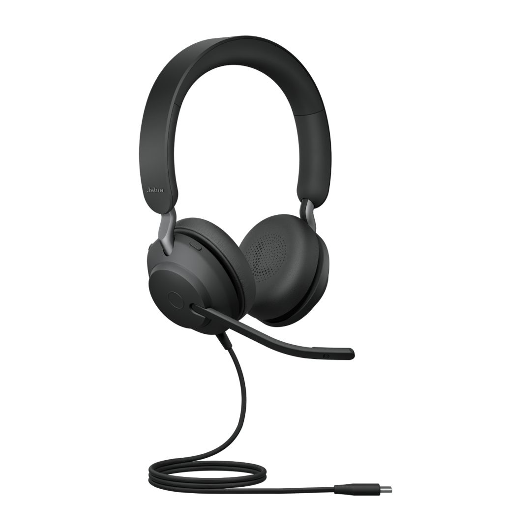 Jabra Evolve2 40 SE USB-C UC Stereo Headset Black