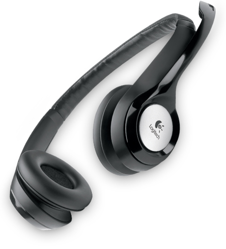 Logitech H390 Stereo Headset Black