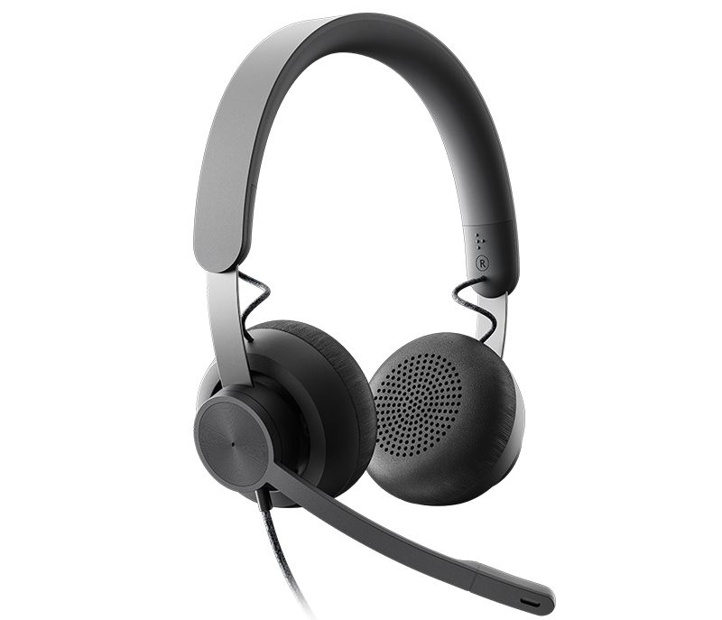 Logitech MSFT Teams Zone Wired Headset Black