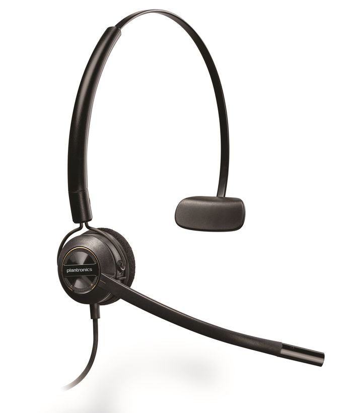 Poly Plantronics EncorePro HW540 Quick Disconnect Headset Black