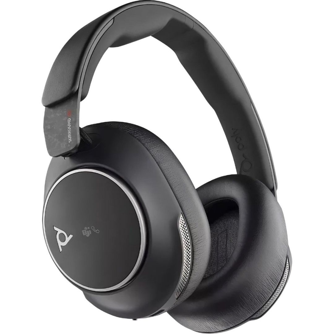 Poly Plantronics Voyager Surround 80 UC Teams USB-C/USB-A Wireless Bluetooth Headset Black